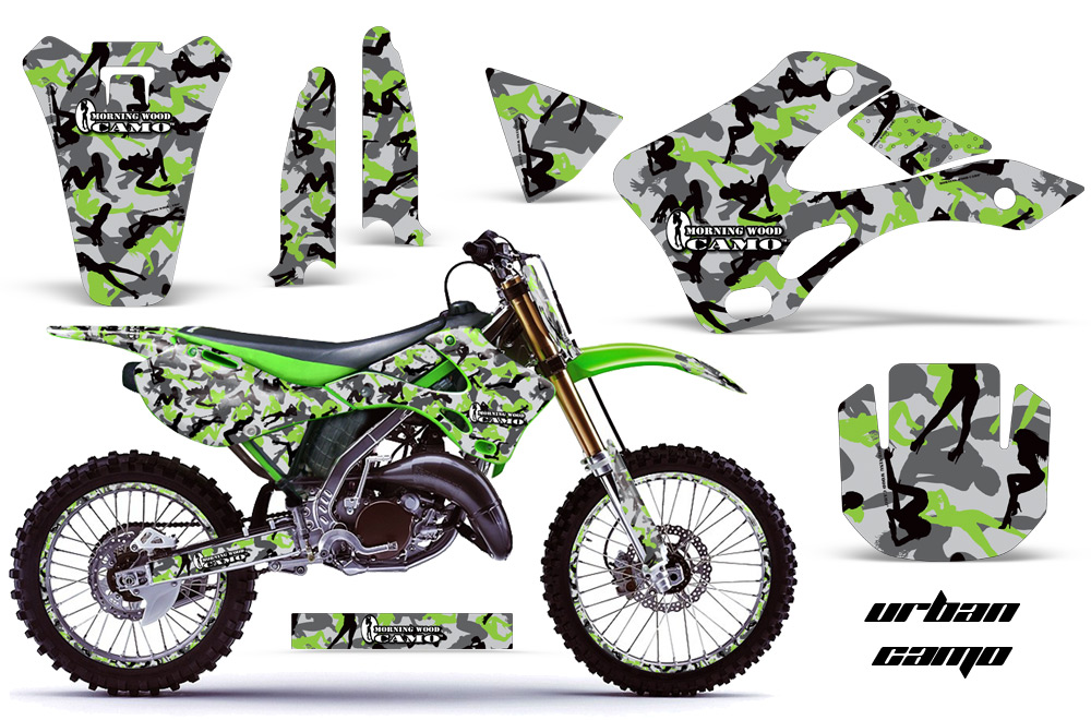 Kawasaki KX125 KX250 99-02 Graphics Kit UC G NPs